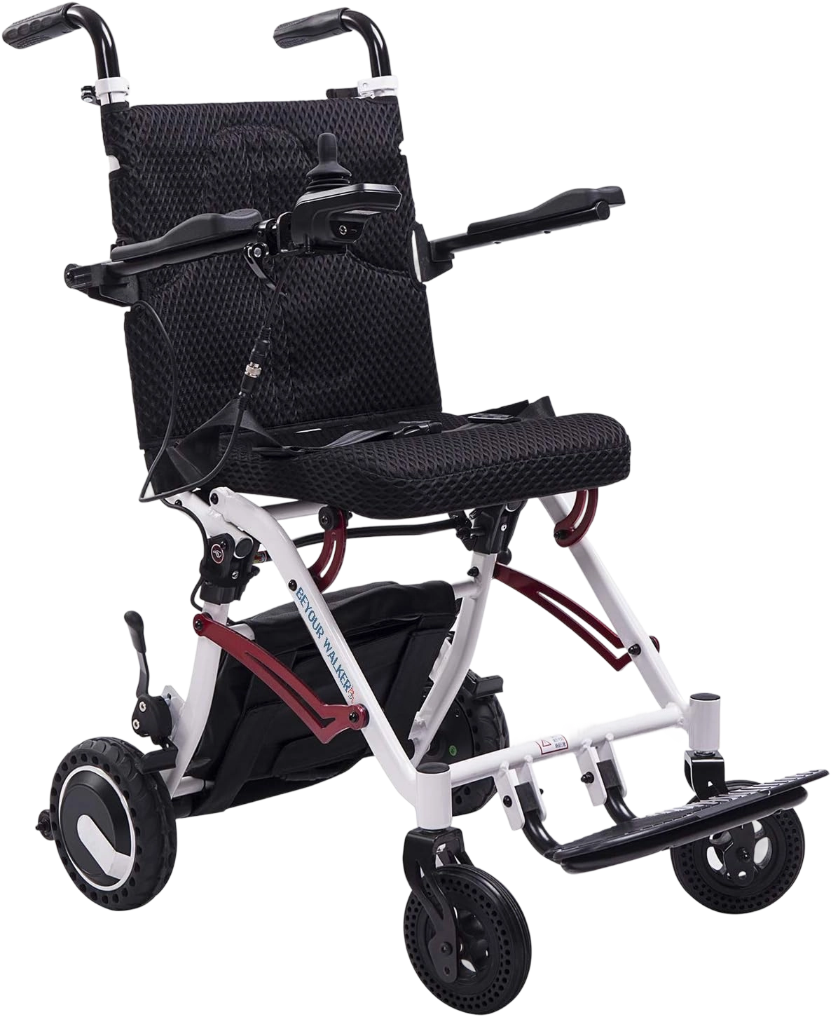 Electric Wheelchair, Super Lightweight Foldable Mobility Aid Power Chair for Travel Outdoor Home(FSA Eligible)
